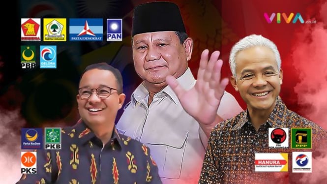 Prabowo Memimpin dalam Simulasi 3 Capres dengan Selisih 12,8 Persen dari Ganjar