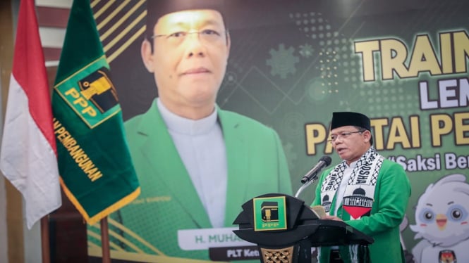 Mardiono Hadiri Halal Bihalal Golkar, Pertanda Bergabung dengan Koalisi Pemerintah?