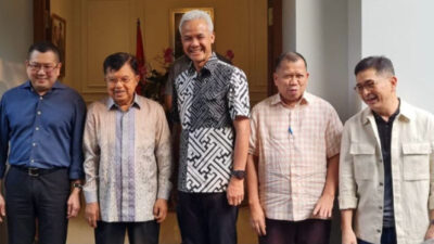 Sowan Bersama JK, Ganjar Didampingi Arsjad dan Hary Tanoe