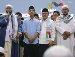 Ajak Doakan Palestina dan Pemilu Damai, Hadiri Semarang Bersholawat Bareng Gibran dan Zulhas