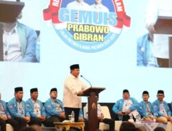 Prabowo Minta Masyarakat Berdoa untuk Gaza dan Tunda Pidato Sebentar