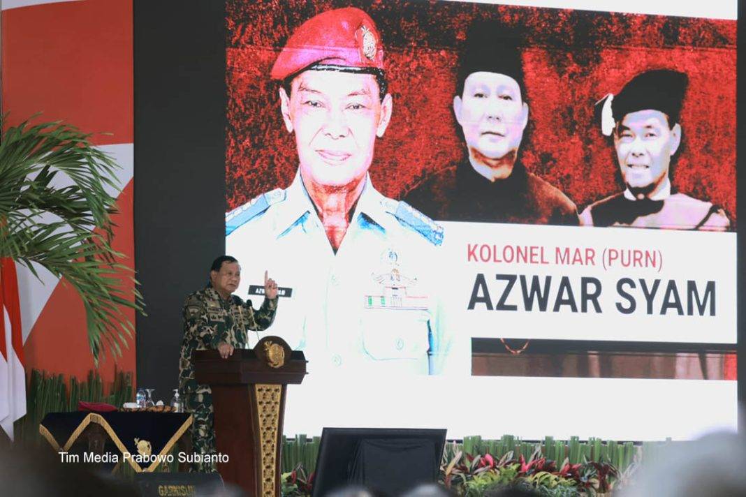 Azwar Syam, Kepemimpinan yang Ditunjukkan oleh Mar TNI (Purn) Ekselen