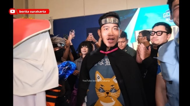 Gibran Rakabuming Raka Menarik Perhatian Pengunjung GEMAZ Festival dengan Kostum Cosplay Boruto