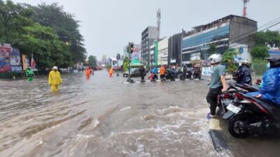 Banjir Masih Menggenangi 18 RT di Jakarta Akibat Hujan Lebat Pagi Ini