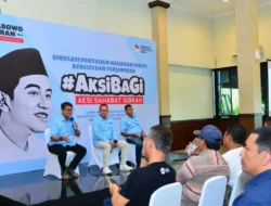 Relawan Aksi Sahabat Gibran Melakukan Praktek Program Makan Siang Gratis di Semarang