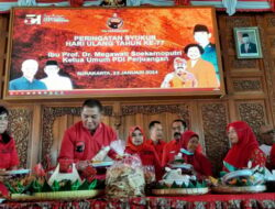 Gibran dan FX Rudy Merayakan Ulang Tahun ke-77 Megawati dengan Kompak