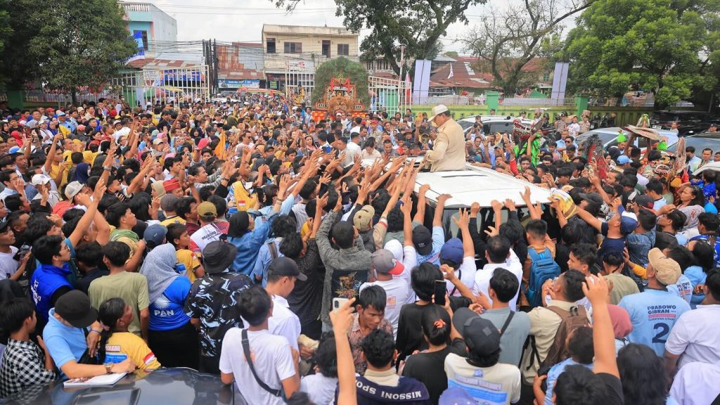 Pantun Prabowo di Medan: Prabowo-Gibran Akan Bekerja Tanpa Banyak Berbicara