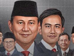 Prabowo-Gibran unggul dengan 58,84%, AMIN mendapat 24,33%, sementara Ganjar-Mahfud dengan 16,83%