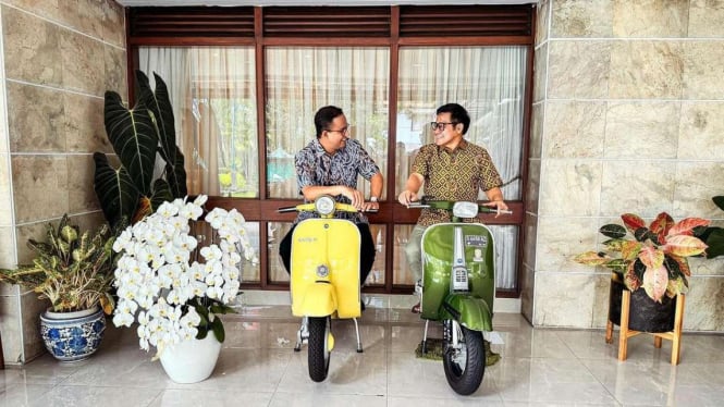 Unggah Foto Bersama Cak Imin Naik Vespa, Anies Sampaikan Pendapatnya