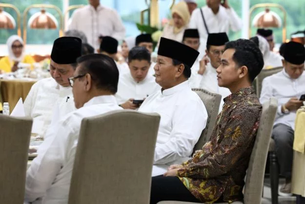 Prabowo Subianto Hadiri Bukber Partai Golkar Bersama Gibran, Memprioritaskan Hormati Proses dan Tunggu Putusan MK