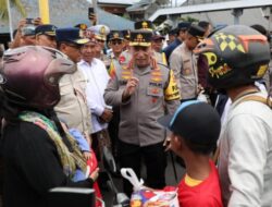 Kapolri Mengirimkan 58 Ribu Pemudik Gratis ke 17 Kabupaten/Kota