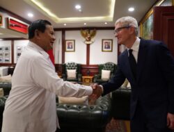 Following a Congratulatory Letter, Apple’s CEO Tim Cook Visits President-Elect Prabowo Subianto