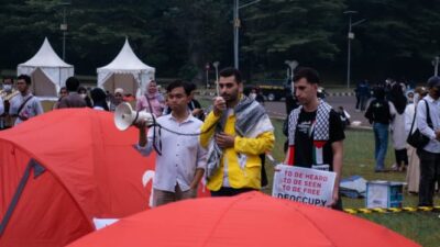 Universitas Indonesia Menyelenggarakan Acara Kamp Solidaritas Palestina bagi Penghentian Perang Gaza dan Mendapat Banjir Dukungan Seperti di AS