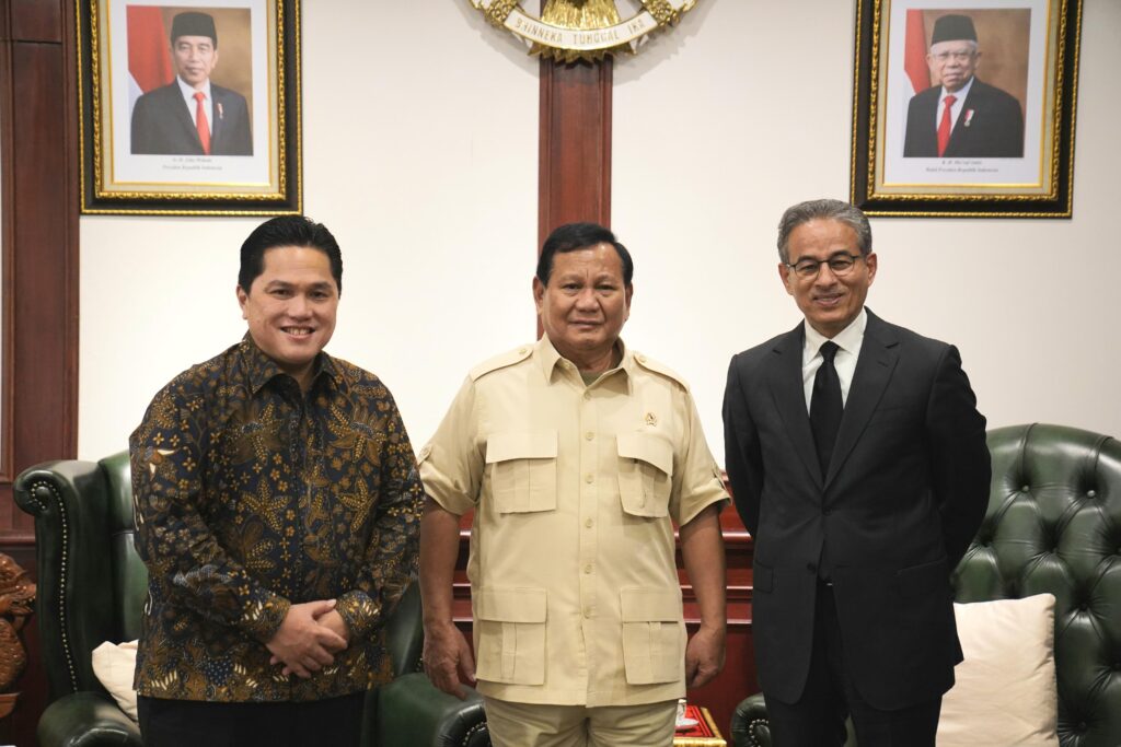 Prabowo Subianto meets with Erick Thohir and Founder of Emaar Properties UAE to Discuss Possible Growth Opportunities in Indonesia