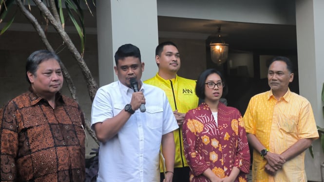 Bobby Nasution Bereaksi Saat Golkar Mengusulkan Sekar Tanjung Sebagai Wakilnya