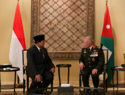 Prabowo Subianto Meets King Abdullah II, Exchanges Congratulations and Conveys Jokowi’s Greetings