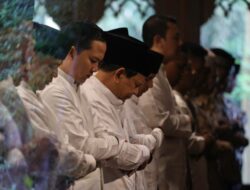 Prabowo Subianto Merayakan Idul Adha 1445 H di Masjid Nurul Wathan di Hambalang