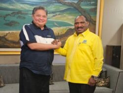 Airlangga dan Willem Wandik mendapat dukungan dari Golkar untuk maju sebagai calon gubernur Papua Tengah