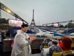 Prabowo Subianto Muncul di Pembukaan Olimpiade Paris 2024 dan Dukung Kontingen Indonesia