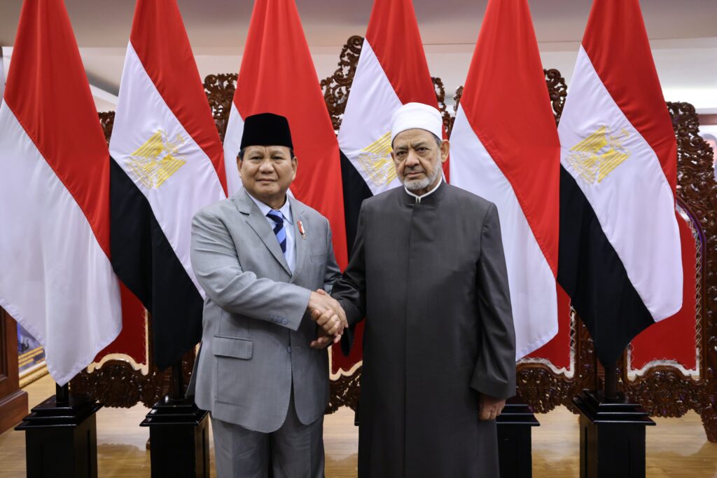 Imam Besar Al Azhar Mesir Mengucapkan Doa Agar Prabowo Subianto Lancar Memimpin Indonesia