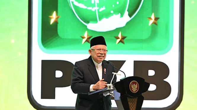 Ma’ruf Amin Menyebut PKB sebagai Gerakan Politik Kiai, Bukan Kiai Politik