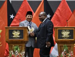 Prabowo Subianto dan PM Papua Nugini Duduk Bersama, Bahas Kerjasama Bilateral