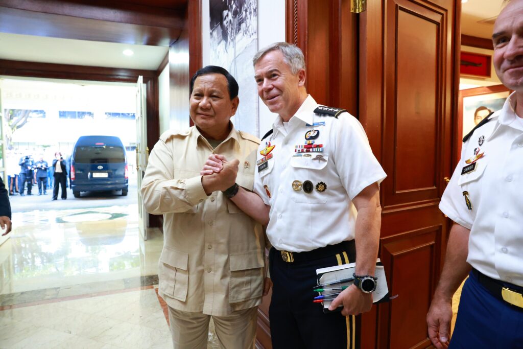 Prabowo Subianto Meets with U.S. Special Operations Command Chief, Talks about Enhancing Collaboration