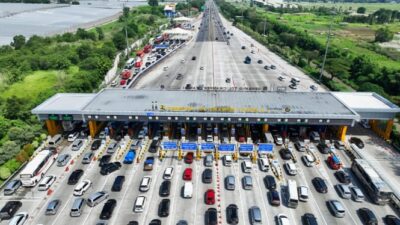 “Marga Terapkan Contraflow di Tol Cikampek KM 55”