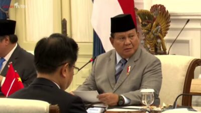 Prabowo Tegaskan Komitmen Kemitraan RI-Tiongkok Bersama PM Li Qiang
