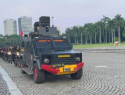 Patroli Raksasa Polisi Jakarta Pasca Demo Rusuh
